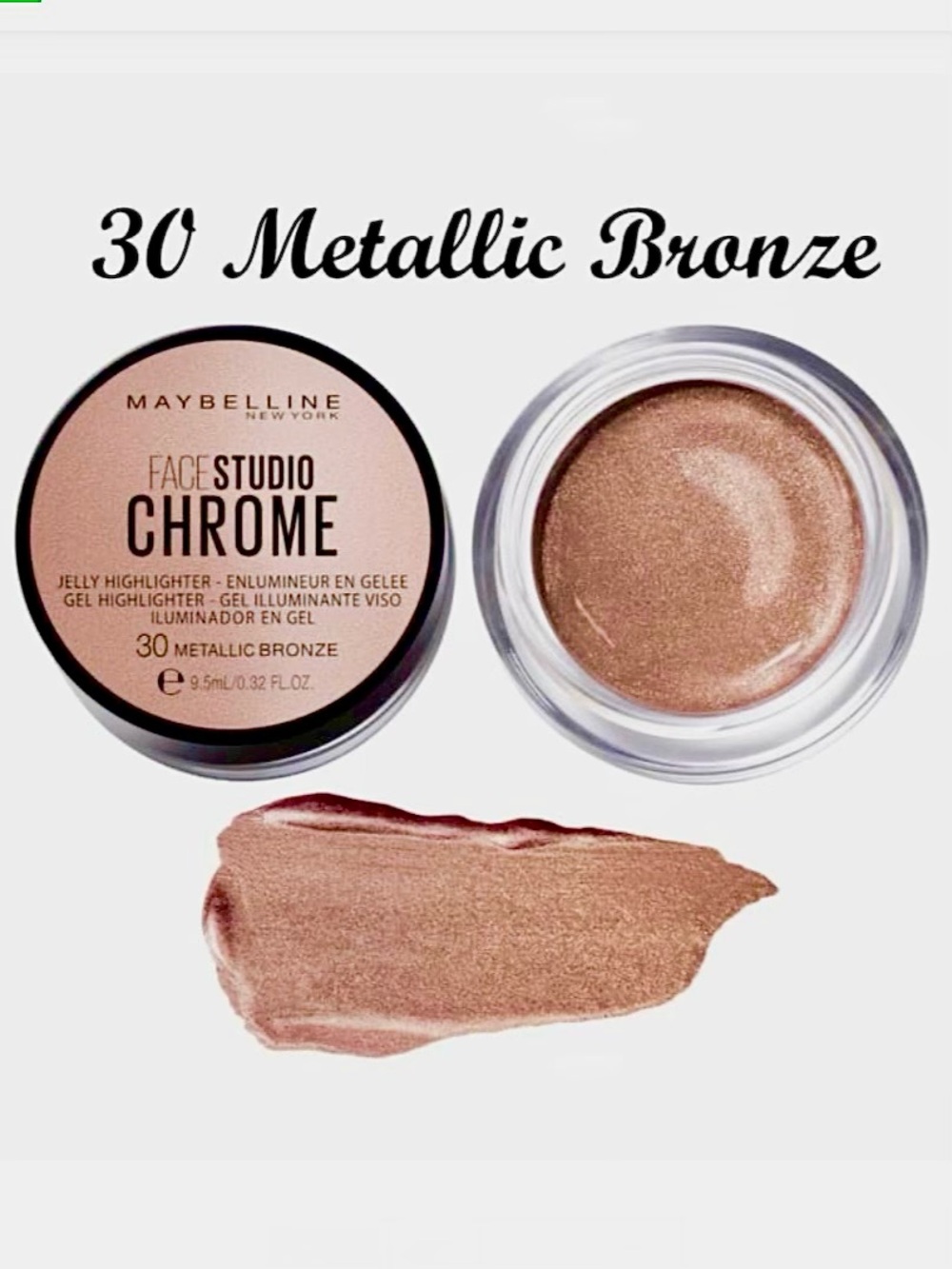 2 New Maybelline Master Chrome Jelly Highlighter - Picture 12 of 12